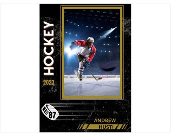 Hockey Card Template