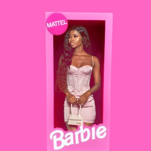 Barbie Life-Sized Decoration Setup with Iconic Box, Balloons, Tinsel,  Delivery & Setup