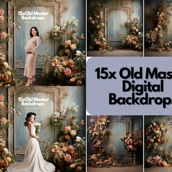 Old Master Digital Backdrops Old Master Photography Backgrounds Wedding Backdrops Maternity Overlays Photoshop Overlays Fine Art Backdrops