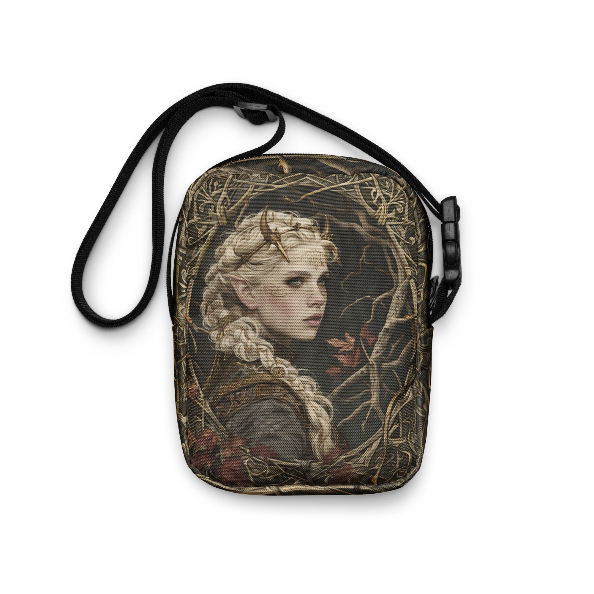 Viking Shield Maiden Cottagecore - Utility Crossbody Sling Bag