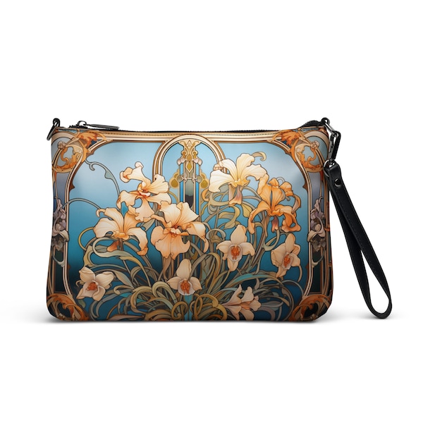 Art Nouveau Orchid - Crossbody bag