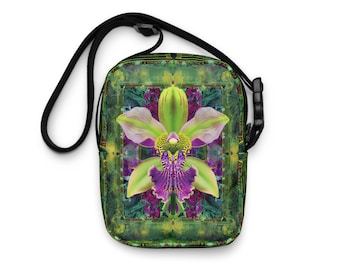 Orchid Rain Forest - Utility Crossbody Sling Bag