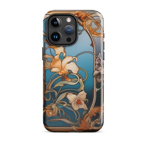Art Nouveau Orchid - Tough Case for iPhone®