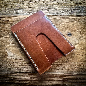 Billetera minimalista con tarjetero de doble cara