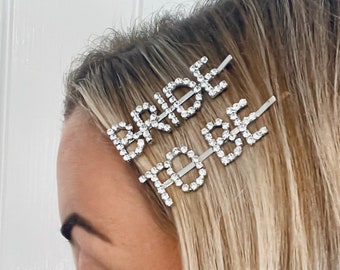 Bride Hair Clip -  Bride hair pin - Hen party accessories- Bridal Clip - Bride pin - Bride to be