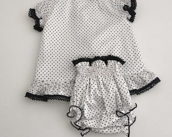 Flamencokleid für Blumenmädchen, Flamencokleid aus Baumwolle, Flamencokleid für Kinder, Sevillanas-Kleid, Flamencokleid für Babys