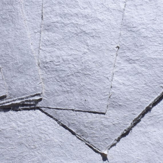 Papier Lokta A5 - 240g/m2 - Papier népalais artisanal fait main, épais et texturé. Pour gravure, dessin, sérigraphie, origami, art créatif
