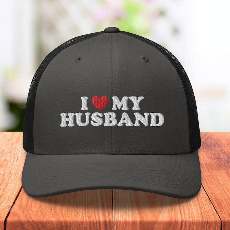 I Love My Husband Hat, Custom Embroidered Hats, Newly Wed Gifts, Funny ...