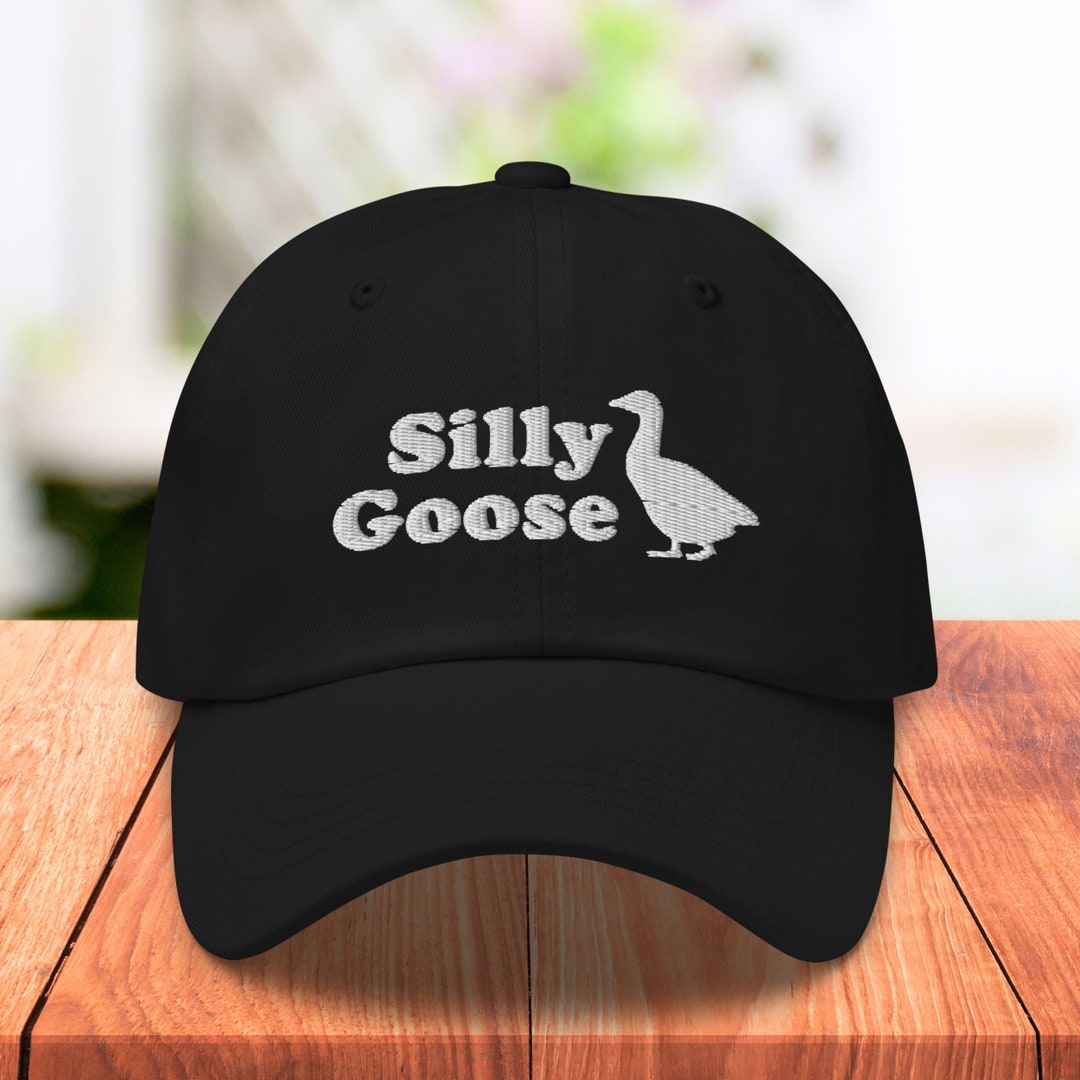 Silly Goose Hat, Custom Embroidered Hats, Funny Goose Hats, Goose Lover