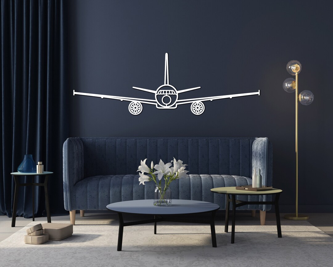 Airbus A320 Silhouette Metal Wall Art Airplane Silhoeutte - Etsy