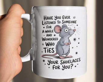 Sarcastic Mouse Coffee Mug Office Humor Gift for Boss or Coworker
