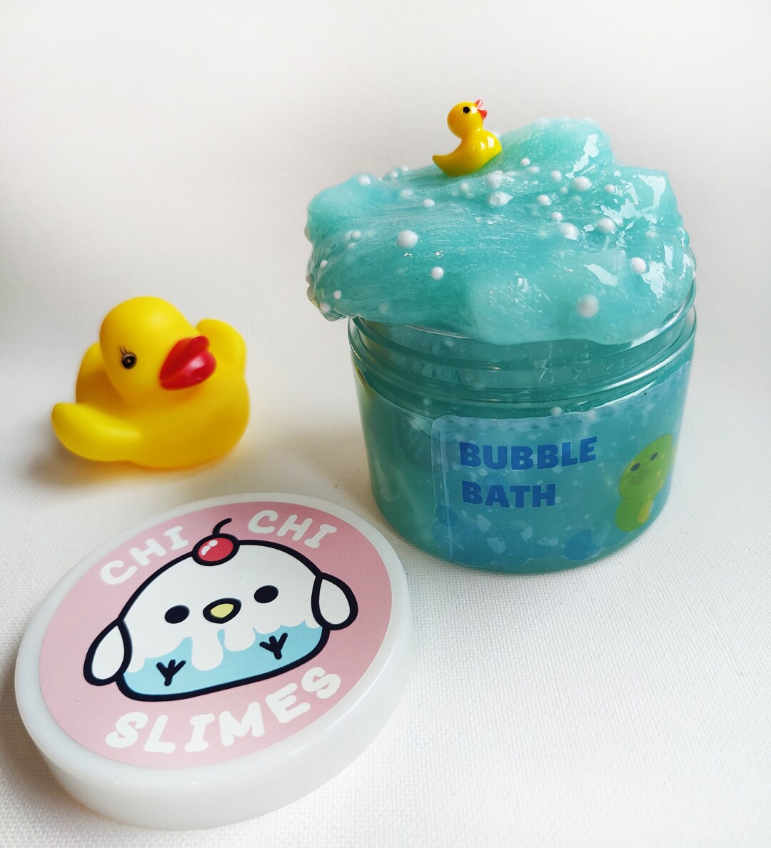 Bubble Bath Slime - Etsy