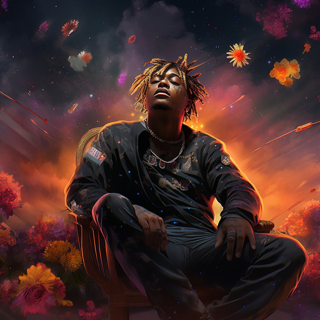 Juice Wrld Poster Art Download Etsy