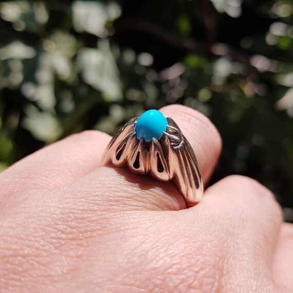 100% Neeshapuri Feroza Ring Sterling Silver Original … - Gem