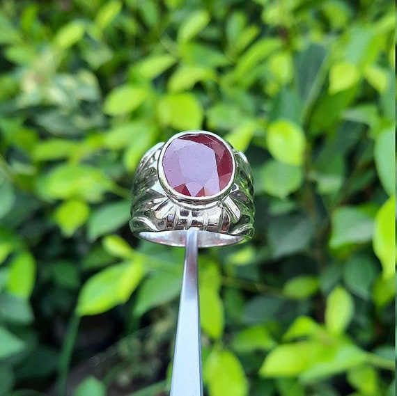 Natural Ruby Ring Real Ruby Ring Original Ruby Ri… - image 4