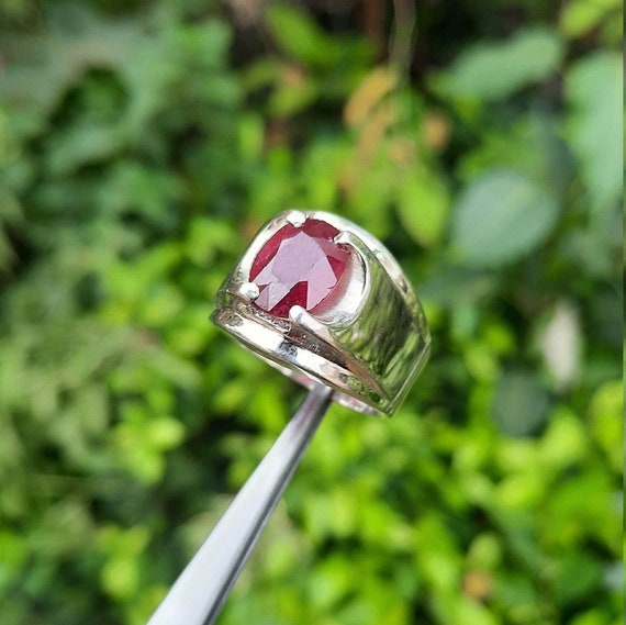 Original Ruby Ring Real Ruby Ring Afghanistan Gen… - image 5