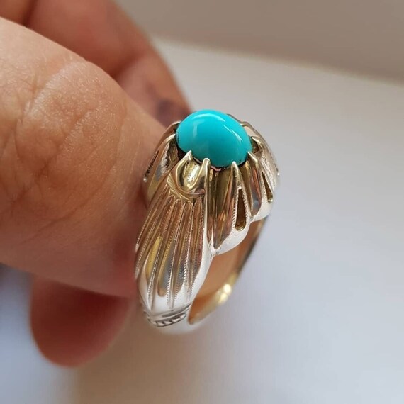 100% Neeshapuri Feroza Ring Sterling Silver Original … - Gem