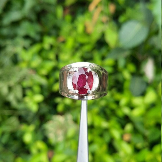 Original Ruby Ring Real Ruby Ring Afghanistan Gen… - image 2