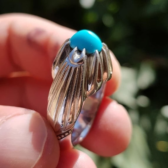 100% Neeshapuri Feroza Ring Sterling Silver Original … - Gem