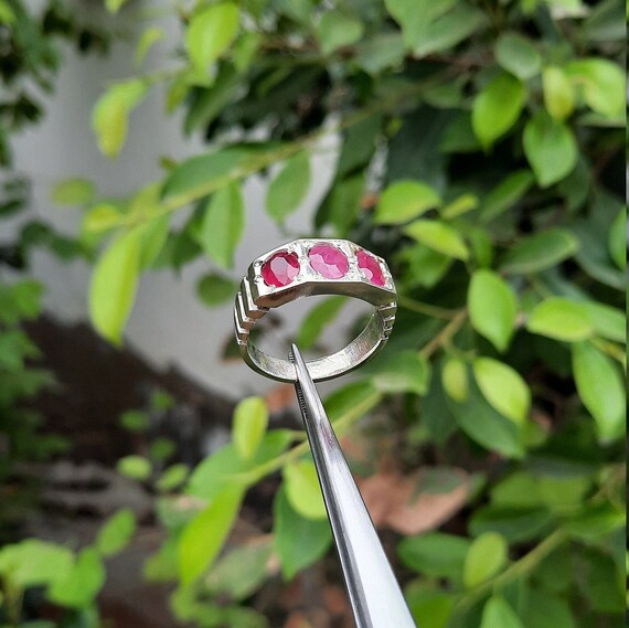 Real Ruby Ring Natural Ruby Ring Afghanistan Ruby… - image 4