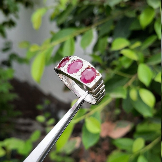 Real Ruby Ring Natural Ruby Ring Afghanistan Ruby… - image 5