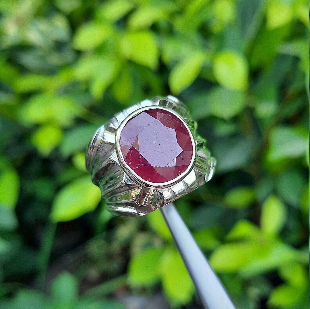 Natural Ruby Ring Real Ruby Ring Original Ruby Ring Unheated Untreated ...