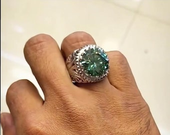 Brilliant Xmas Gift Moissanite Ring 925 Silver - Lab Moissanite Sparkle - Finest Quality Stone - Unique Gift for Her Xmas Gift