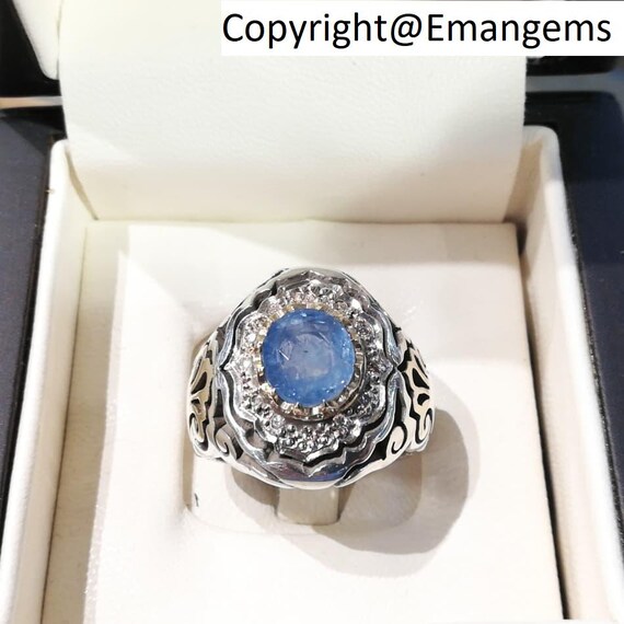 天然セイロン・スリランカ産サファイアリング - 本物のセイロンブルー