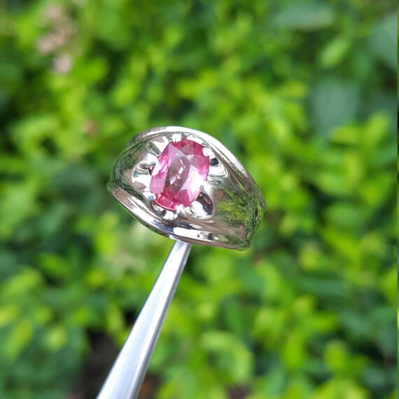 Real Ruby Stone Ring Real Yaqoot Stone Ring Genui… - image 3