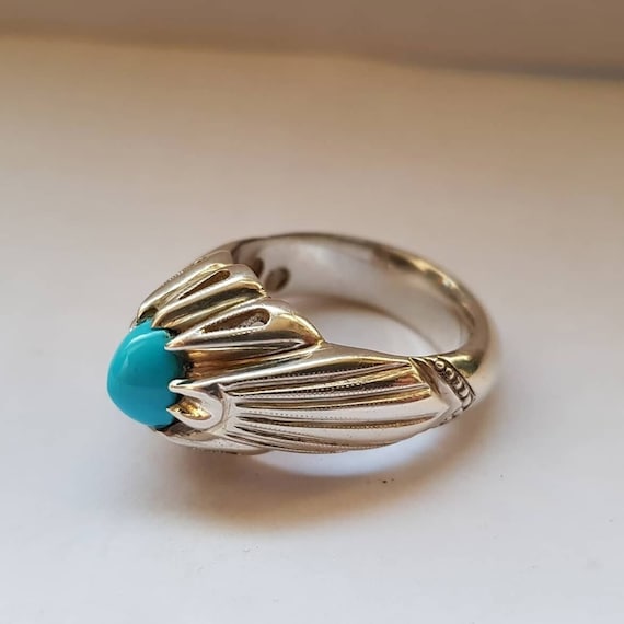 100% Neeshapuri Feroza Ring Sterling Silver Original … - Gem
