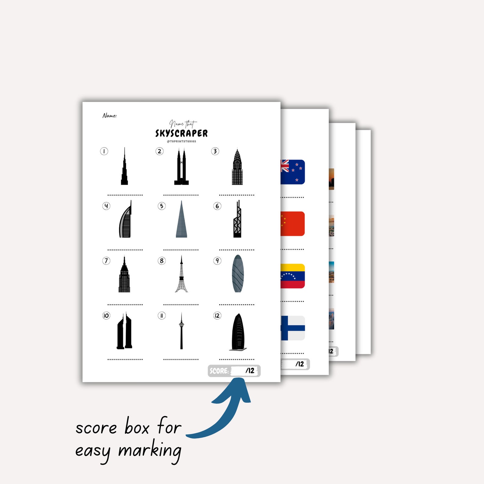 Fun Picture Quiz Bundle, Printable Party Game, Picture Round for Pub ...