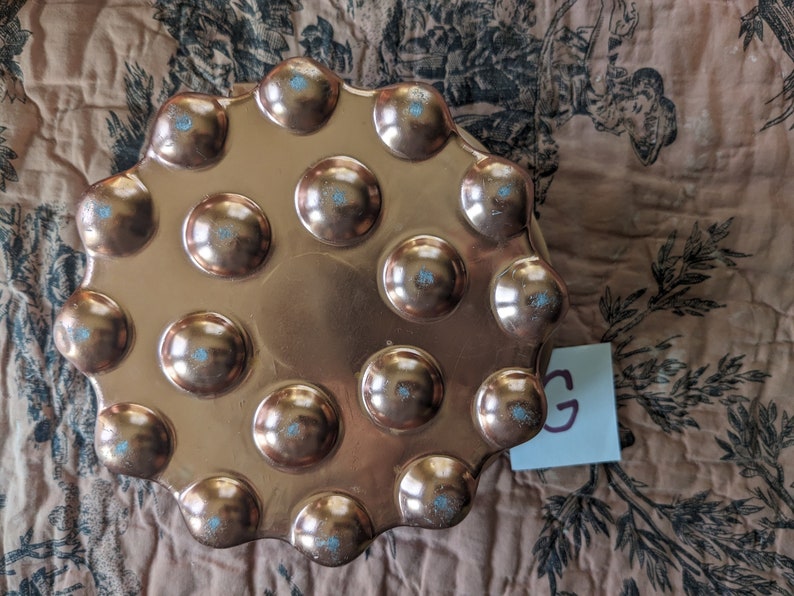 Vintage Copper Jello Molds Etsy