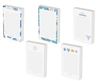 Hanukkah Notepad: Jewish Holiday Stationery