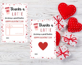 Handgemaakte cadeaukaarthouder voor Valentijnsdag, Teacher Appreciation
