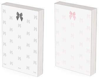 Personalized Pink Bow Mom Notepad - Etsy