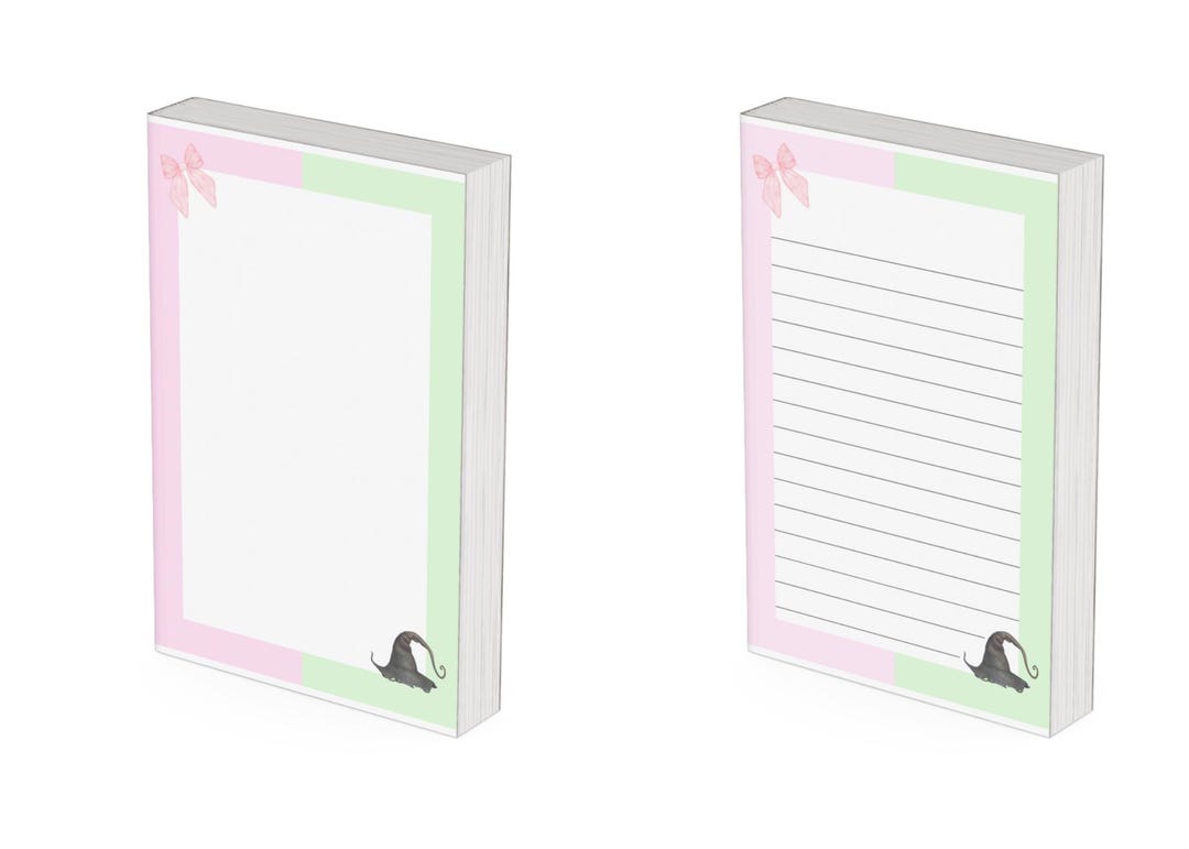 Feeling Wicked Notepad Wicked Witch Notepad: Green & Pink Stationery, Wizard of Oz Gift - Etsy