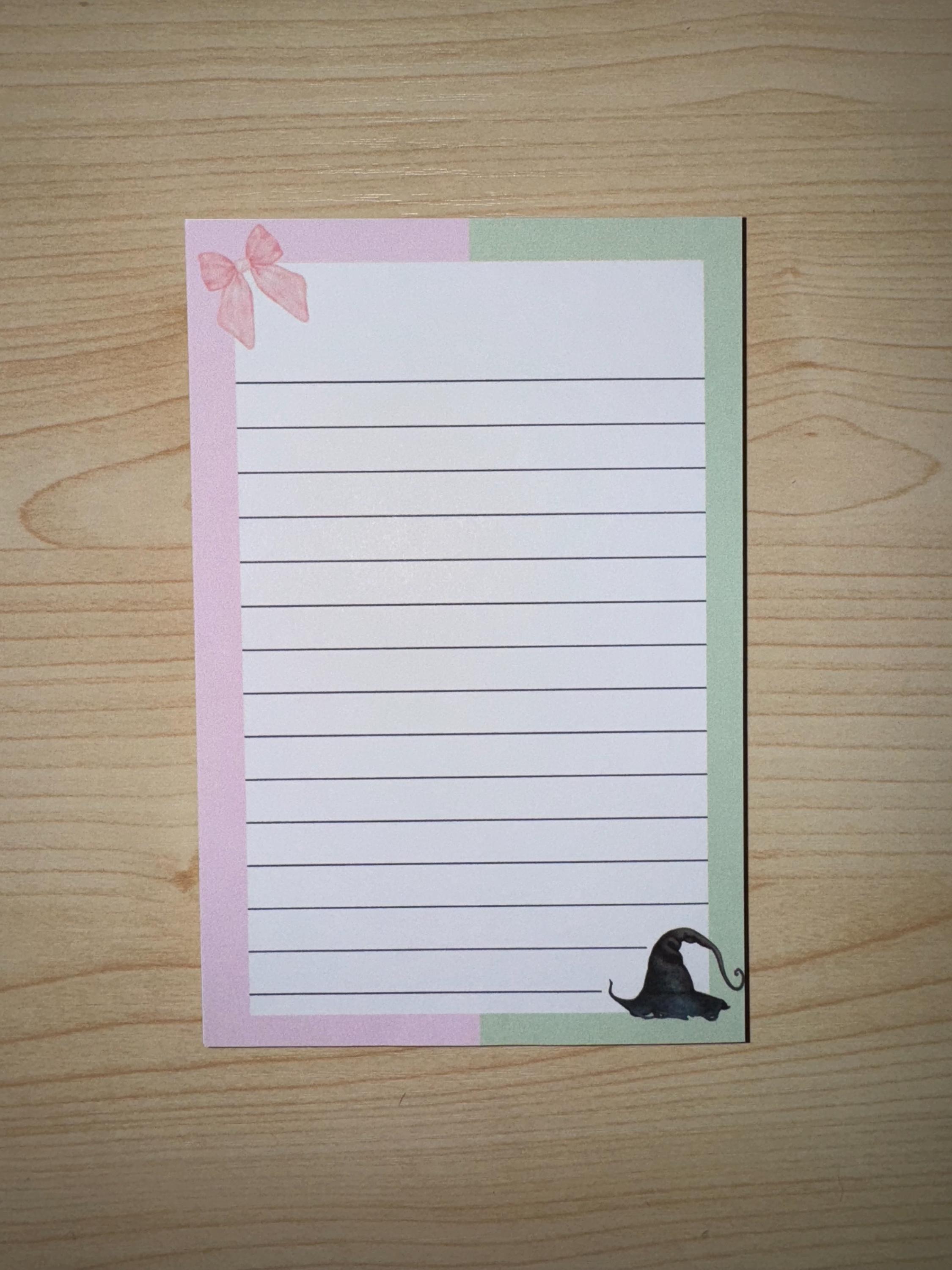Feeling Wicked Notepad Wicked Witch Notepad: Green & Pink Stationery, Wizard of Oz Gift - Etsy