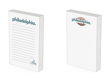 Philadelphia Football Memo Pad: Eagles Inspired Sports Gift