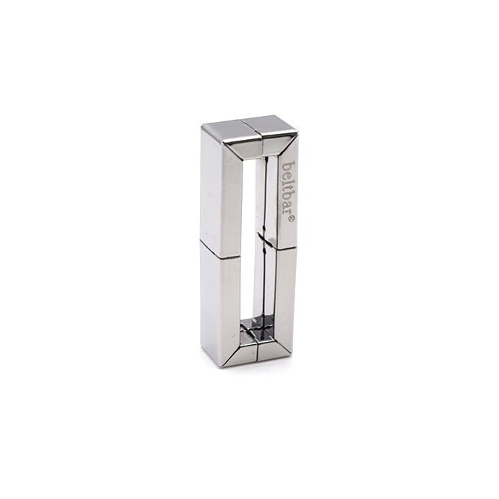 Stainless Steel Adjustable Belt Loop Keeper and Belt Flap Fix Across ...