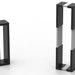 Stainless Steel Adjustable Belt Loop Keeper and Belt Flap Fix Across ...