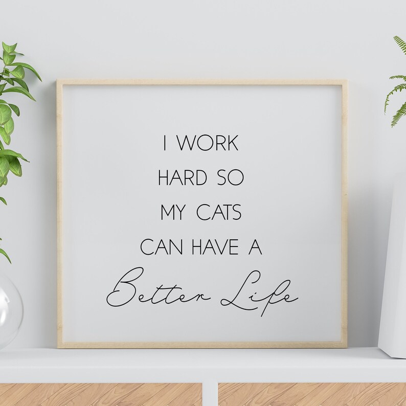 Simple Modern Boho Black &amp; White Printable Quote Wall Decor - Etsy