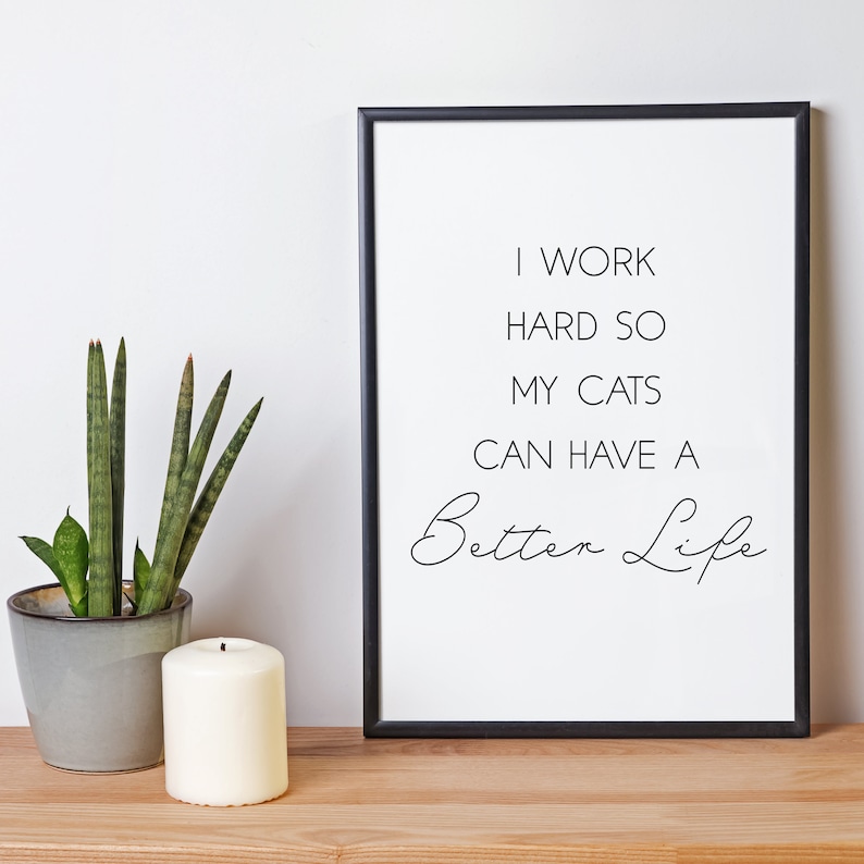Simple Modern Boho Black &amp; White Printable Quote Wall Decor - Etsy