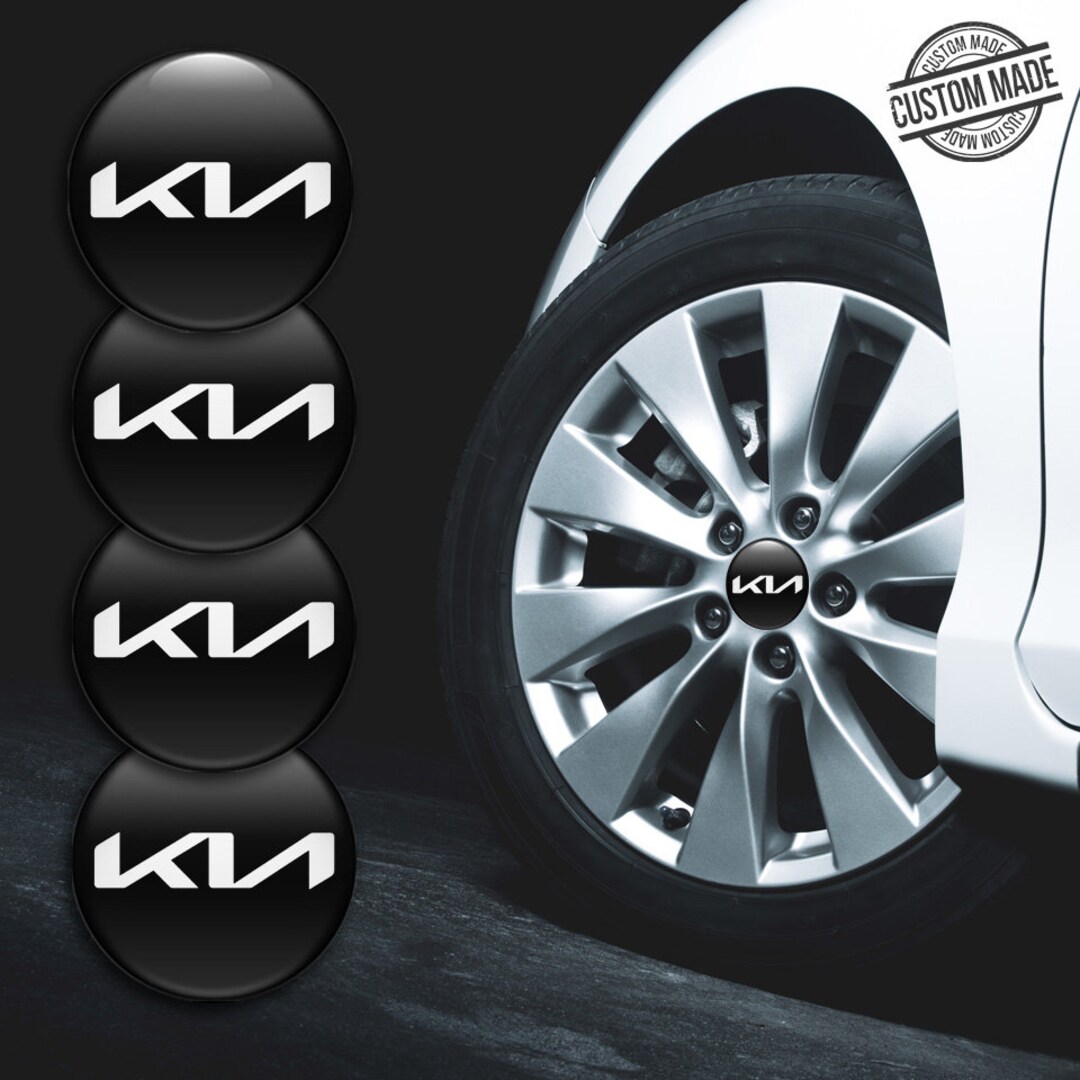 4xall Sizes 3D KIA Wheel HUB Cap Logo Domed Stickers for Wheel Etsy