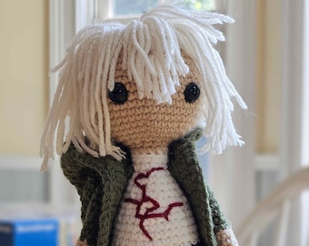 Danganronpa | Nagito Komaeda Custom Crochet Handmade Anime Plush Doll