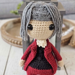 Peluche personalizado hecho a mano de Phoenix Wright: Ace Attorney / Miles Edgeworth