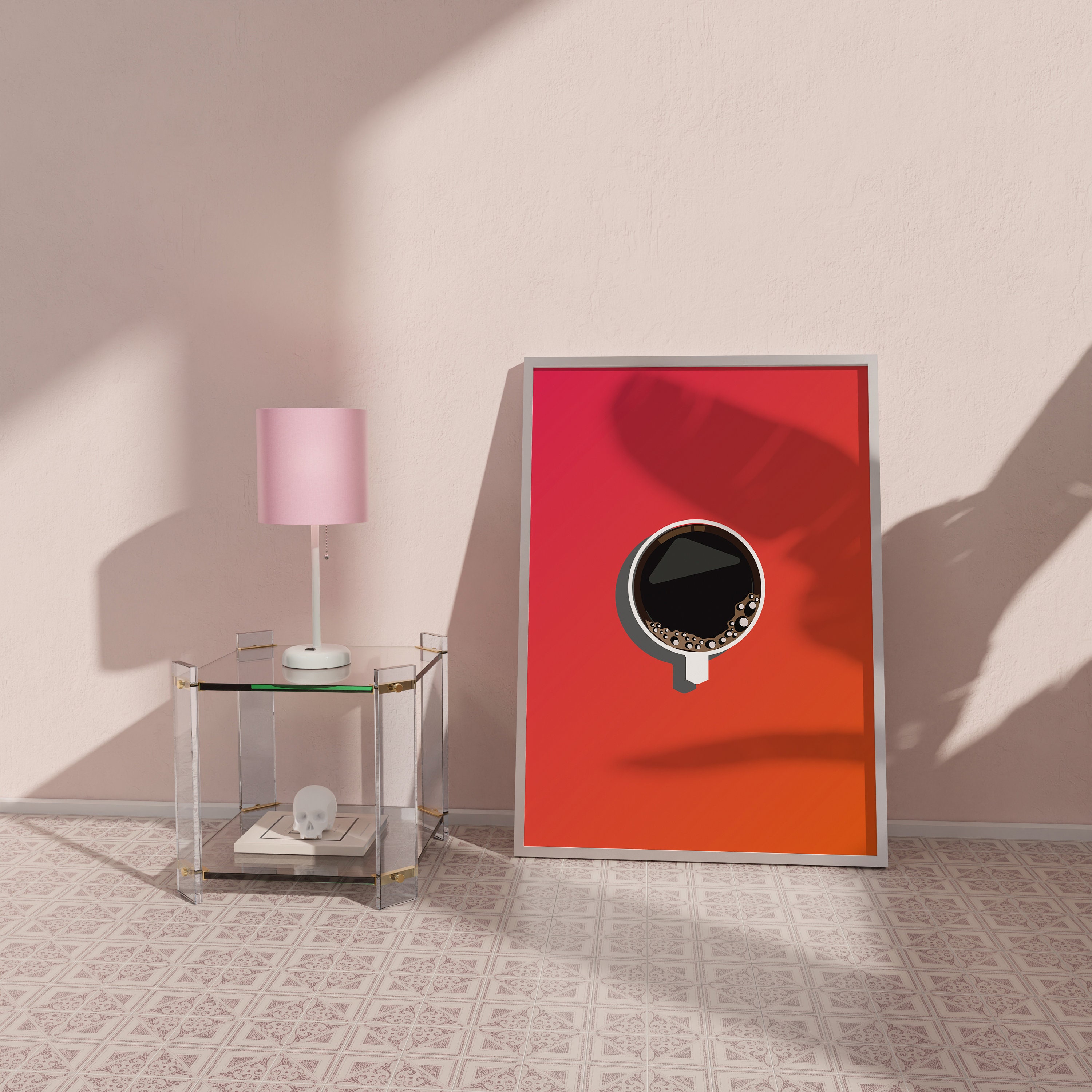 Digital Print Wall Art, Minimalist Home Decor, Living Room Decor