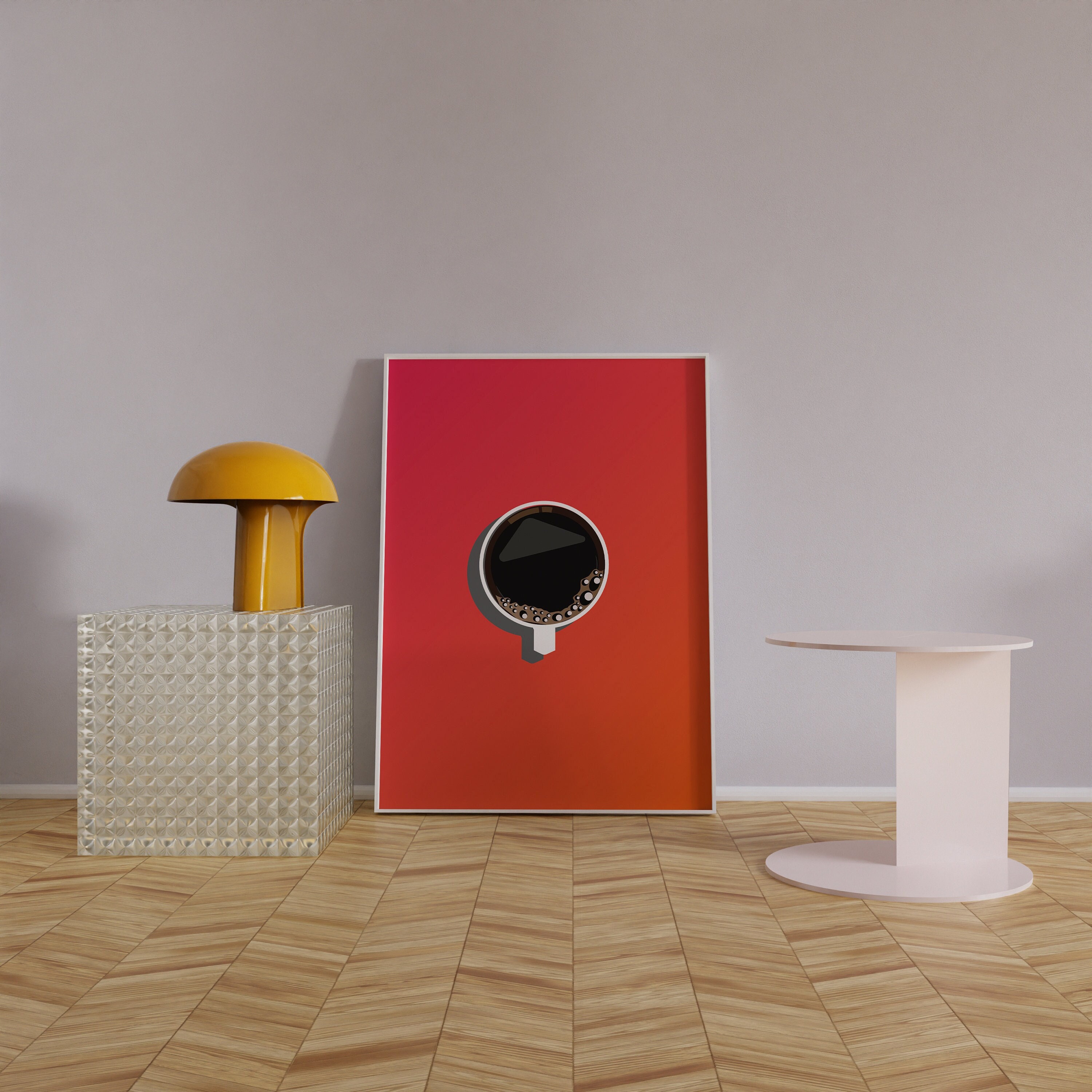 Digital Print Wall Art, Minimalist Home Decor, Living Room Decor