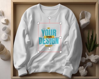 1  A Premium T-shirt and Sweatshirt High-Quality Mockup  for Your Designs