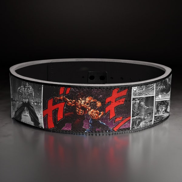 Powerlifting Anime Lever Belt Etsy