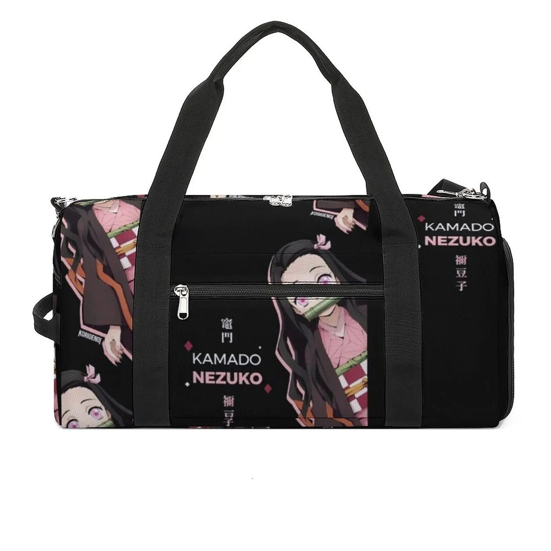 Nezuko Anime Gym Bag Fitness Anime Bodybuilding Mma Etsy
